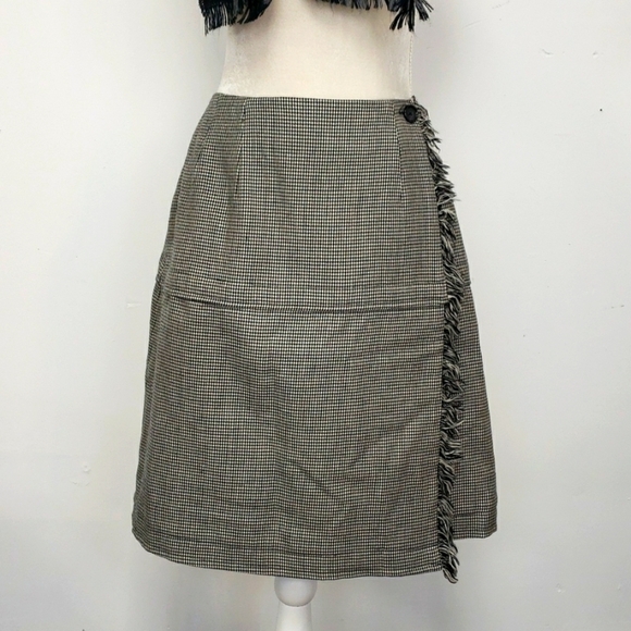 Harve Benard Collection Kilt 100% Wool Black & White Houndstooth 28" Waist EUC - Picture 4 of 11